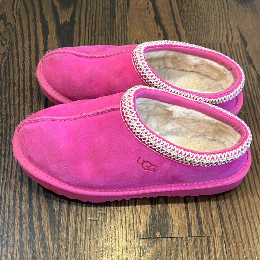 Ugg Tasman II slipper pink girls size 3 - Picture 2 of 9